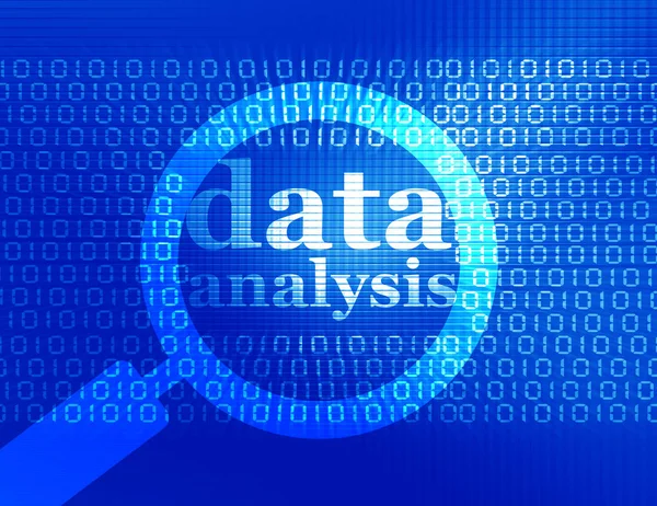 Analitik veri içeren büyüteç ve belgeler 