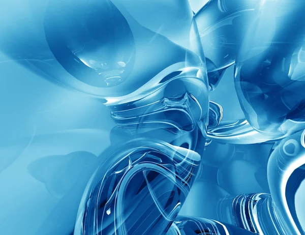 Soyut arkaplan mavi cam