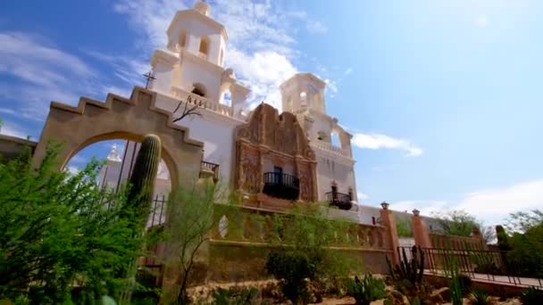 Klasický Katolický Kostel Arizoně — Stock video