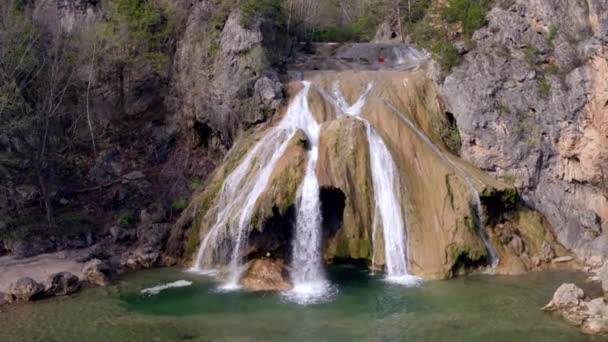 Bela Cachoeira Riacho — Vídeo de Stock