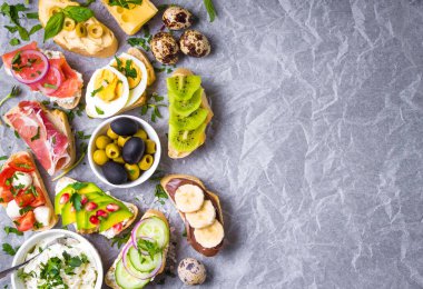 Sandviçler arka plan belirleme