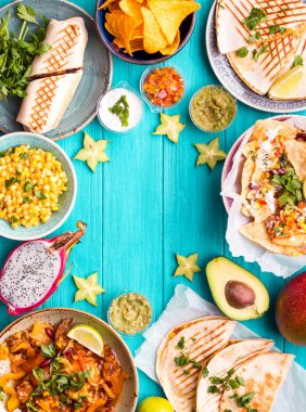 Meksika yemeği arka plan