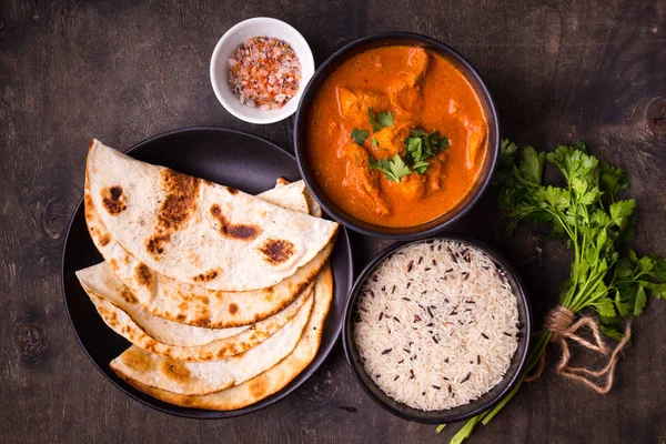 Hot spicy chicken tikka masala — Stock Photo, Image