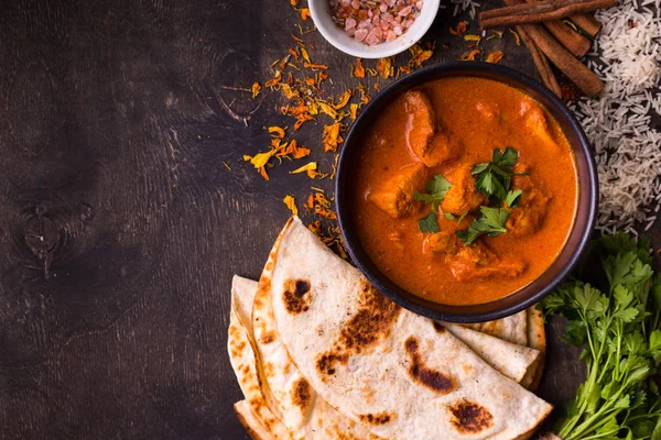 Het kryddig kyckling tikka masala — Stockfoto