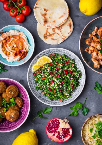 Pokrmy ze Středního východu — Stock fotografie