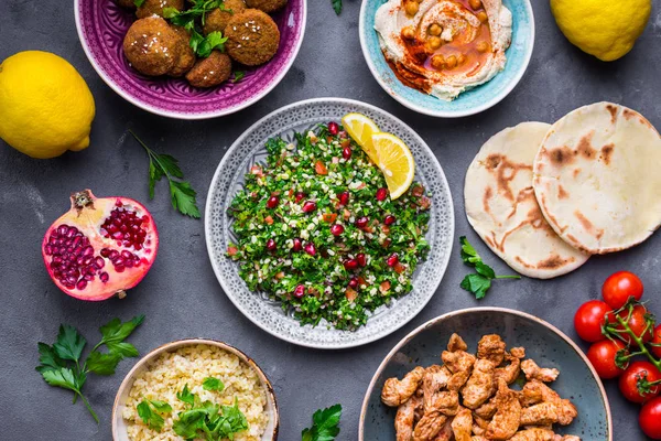 Middle eastern dishes — Stock Photo, Image