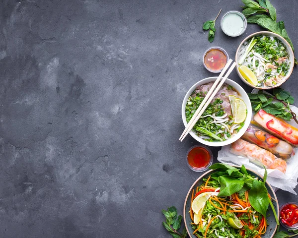 Conjunto de platos vietnamitas — Foto de Stock