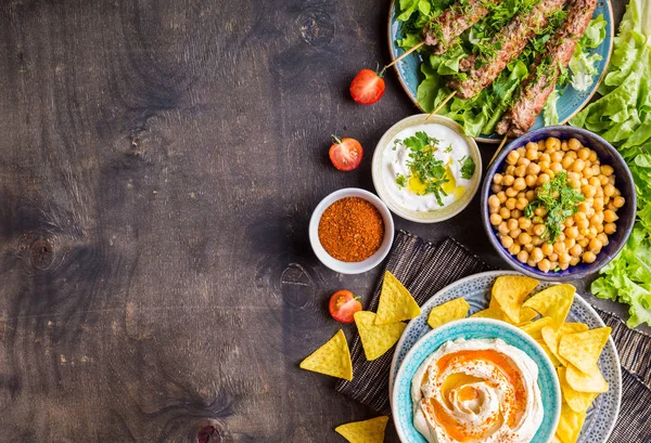 Orta Doğu yemekleri arka plan