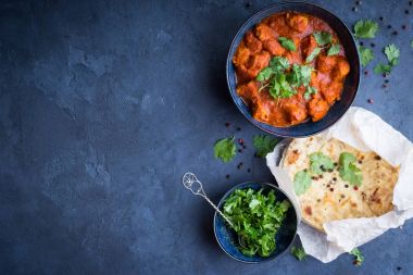 Tavuk tikka masala arka plan
