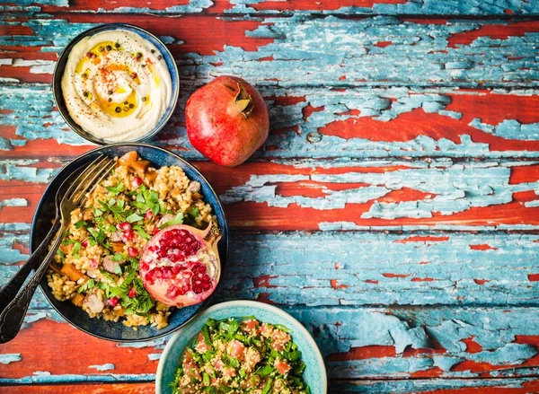 Mesa de comida de Oriente Medio — Foto de Stock