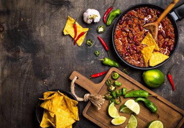 Chili con carne arkaplanı
