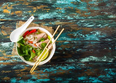 Vietnamese soup pho bo