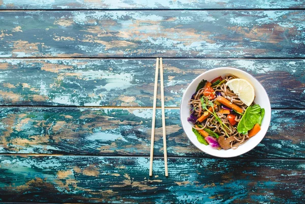 Fideos de estilo asiático — Foto de Stock