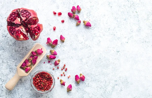 Ingredientes árabes para la comida de Oriente Medio — Foto de Stock