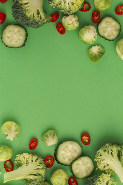 Concepto de verduras coloridas —  Fotos de Stock