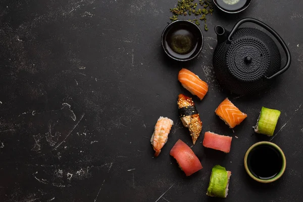 Conjunto de pratos japoneses — Fotografia de Stock