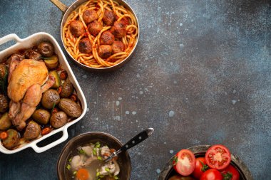 Lezzetli ev yemekleri.