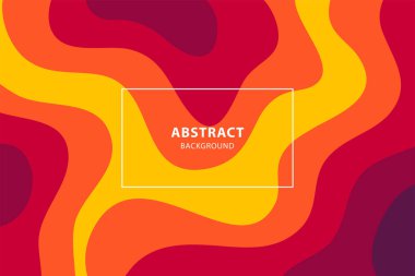 Soyut modern tarz pankart tasarımı. Dinamik renkli formlar. Akan sıvı şekilli soyut pankartlar. Bir el ilanı veya sunum dizaynı için şablon.