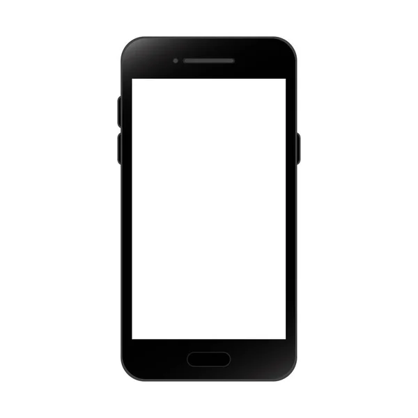 İzole akıllı telefon. Uygulama, oyun, promosyon ve web sayfası görünümü için akıllı telefon modeli. Telefonu boş ekran ile yapılandır