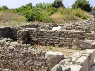 Hindi. Yana. Antik duvarların arkeolojik alanı