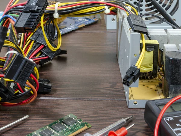 Workplace for repairing a home personal computer