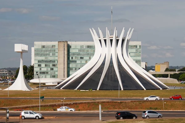 Catedral Metropolitana Brasilia — Foto de Stock
