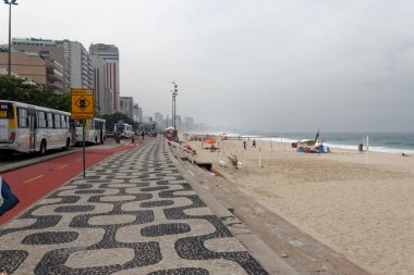 Meşhur plajı olan Ipanema Bölgesi (ve)