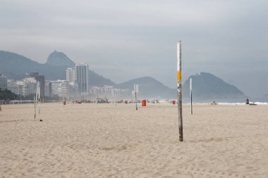 Ünlü plajı olan Copacabana bölgesi..
