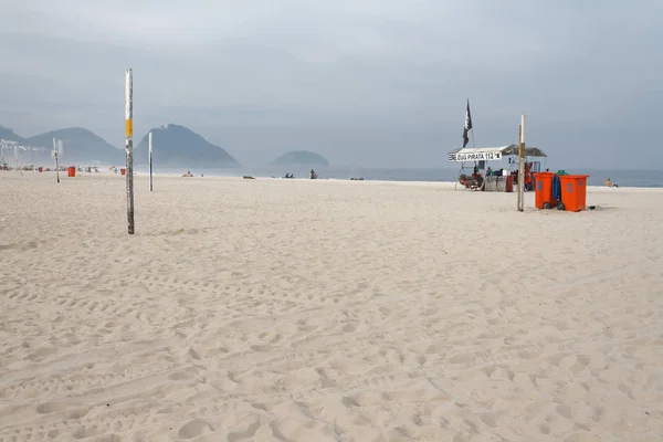 Район Копакабана Знаменитым Пляжем — стоковое фото