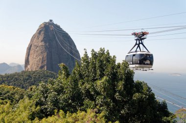 Cablecar 'dan Sugarloaf Dağı' na, Rio 'da yapılması gereken bir şey.