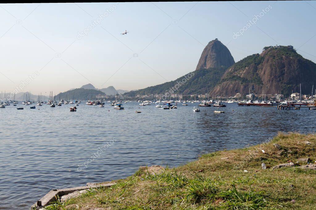 Botafogo district with a view of famous landmark