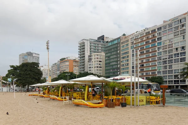 Promenade Copacaba Viertel Mit Berühmtem Strand — Stockfoto