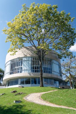 Museum dsigned by Oscar Niemeyer - part of Pampulha complex in Belo Horizonte, 2014