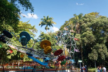 Bezlo Horizonte, Minas Gerais, Brazil (2014). Central park with funfair, merry go round, and what have you.