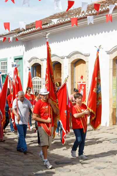 Święto Pięćdziesiątnicy Paraty Stan Rdj 2014 Roku — Zdjęcie stockowe