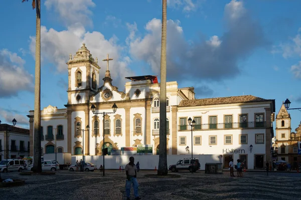 Salvador, Bahia / Brazil-29 / 5 / 2014: Pelourinho - Bahia başkentinin eski bir bölümü