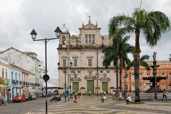 Salvador Bahia Brazilië 2014 Kerk Het Oude Centrum Van Salvador — Stockfoto