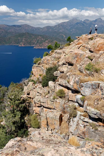 Calanques Piana Corsica 2011 Φανταστικοί Σχηματισμοί Πετρωμάτων Στις Δυτικές Ακτές — Φωτογραφία Αρχείου