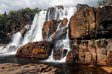Chapada dos Veadeiros 2013. Brezilya 'nın Goias eyaletinde popüler bir ulusal park. Büyük doğa, şelaleler, nehirlerde yüzmek ve yürüyüş fırsatları., 