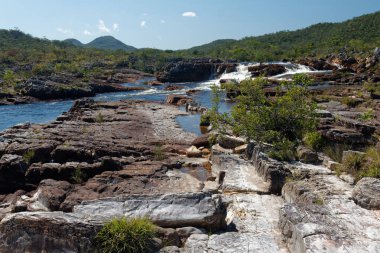 Chapada dos Veadeiros 2013. Brezilya 'nın Goias eyaletinde popüler bir ulusal park. Büyük doğa, şelaleler, nehirlerde yüzmek ve yürüyüş fırsatları., 