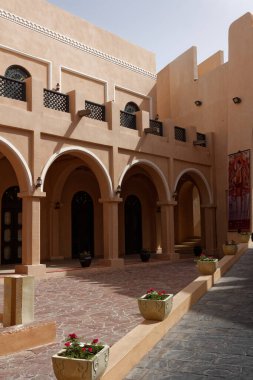 Doha, Katar-4 / 5 / 2016: Katara Kültür Köyü. Bir sanat ve kültür kompleksi, Opera Binası dahil..