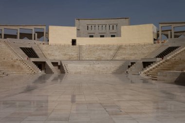 Doha, Katar-4 / 5 / 2016: Katara Kültür Köyü. Bir sanat ve kültür kompleksi, Opera Binası dahil..