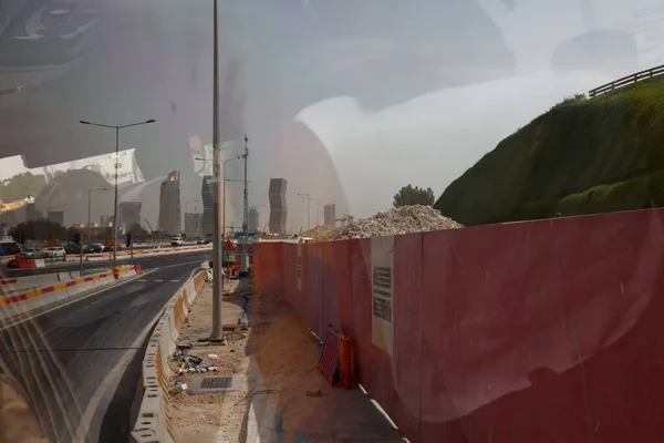 Ντόχα Κατάρ 2016 Έργα Construciton Εξέλιξη Στη Ντόχα Στο Πλαίσιο — Φωτογραφία Αρχείου