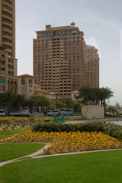 Doha Katar 2016 Architektur Und Design Der Wohnsiedlung Pearl Qatar — Stockfoto