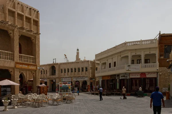 Doha Qatar 2016 Souk Waqif Parte Más Antigua Ciudad Gran —  Fotos de Stock