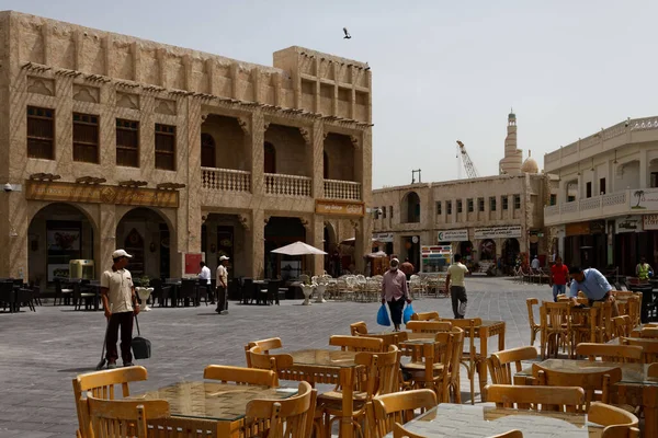 Ντόχα Κατάρ 2016 Souk Waqif Παλαιότερο Μέρος Της Πόλης Και — Φωτογραφία Αρχείου