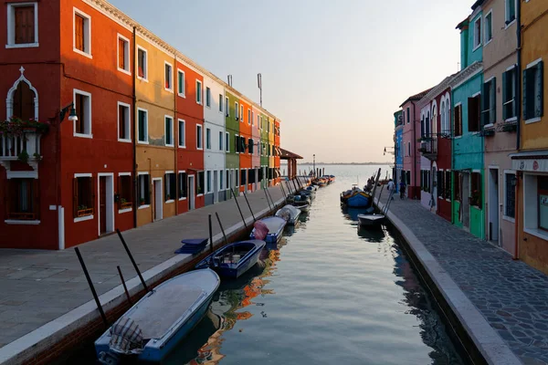 2011 Burano Isla Laguna Famosa Por Sus Casas Multicolores Encajes — Foto de Stock