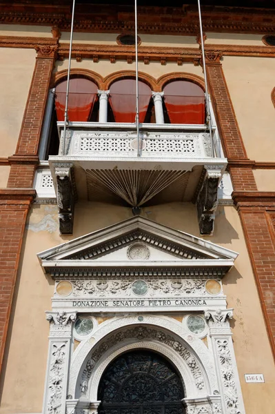 2011 Palazzo Storico Con Barba Biennale Facciata Beige Balcone — Foto Stock