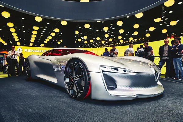 Paříž, Francie-29. září 2016:2016 Renault trezor koncept prezentován na pařížské motorové show v Porte de Versailles — Stock fotografie