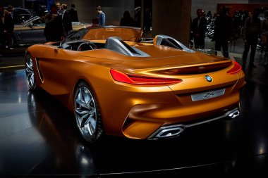 Frankfurt, Almanya - Eylül 12, 2017: 2017 Bmw Z4 67-th Frankfurt Uluslararası Motor Show(Iaa) Messe Frankfurt sunulan konsept